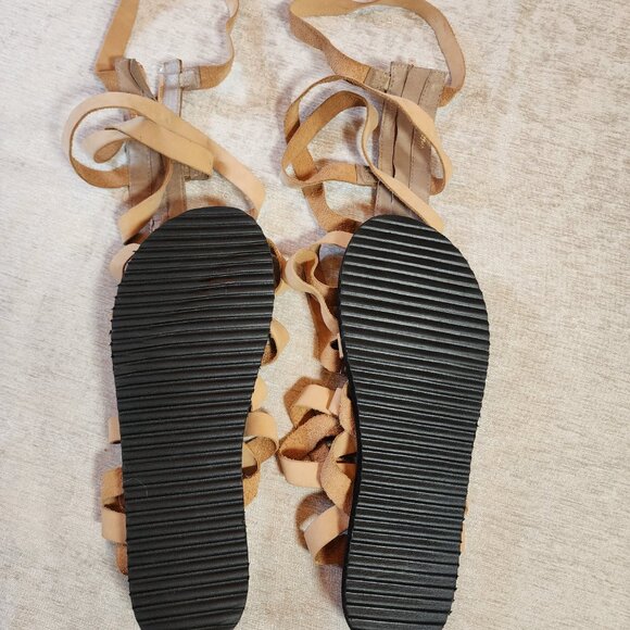 Free People Cynder Gladiator Sandal Vachetta Natural Size 5 - Picture 4 of 4